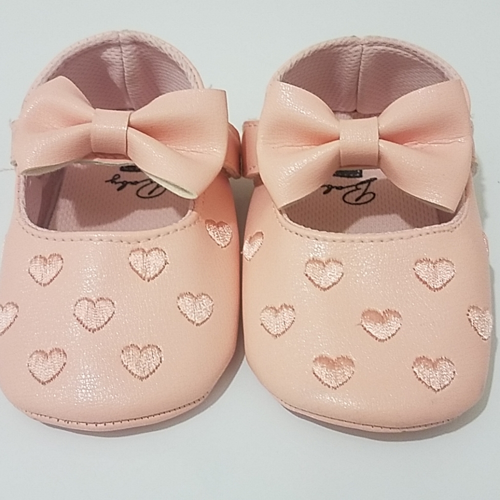 Leather Baby Moccasins Heart Shoes